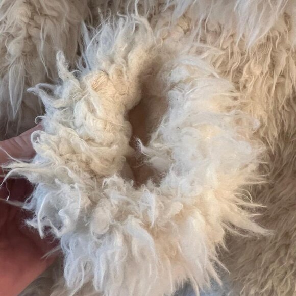 Free People Hooded Faux Fur Fluffy Coat - Picture 4 of 5